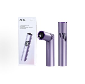 Mini Ventilador Portátil Plegable con Diseño de Lápiz Labial, Gran Volumen de Viento, Larga Duración, Recargable por USB, Pantalla Digital - Product Image 1