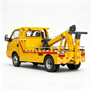 Camion de dépannage intégré 5 tonnes avec grue et remorque – Véhicule de sauvetage routier léger - Product Image 4