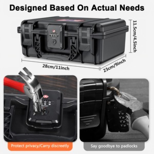 Khc เคสแข็งกันน้ำสำหรับ <span class=keywords><strong>Glock</strong></span> 2ชิ้นพร้อมนิตยสาร4ฉบับ - Product Image 5
