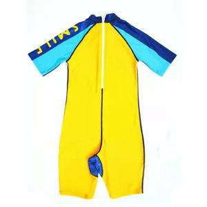 Maillot de bain une pièce Rashguard pour garçons, manches longues, Protection contre le soleil UV, fermeture éclair, vêtements de <span class=keywords><strong>Surf</strong></span>, image pour enfants, tendance - Product Image 3
