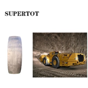 Pneu de gratteuse souterraine SUPERTOT 1300R25 toutes saisons à bande de roulement lisse, en caoutchouc naturel de Malaisie, avec chambre à air et garantie d'un an - Product Image 5