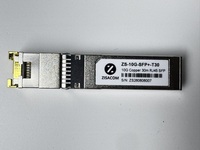 ZISA SFP-10G-T-30 10GBASE-T SFP+ Konektor SC 10G Tembaga 30m 100m FTTX Transceiver Pusat Data dengan Garansi 3 Tahun