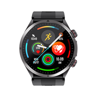 AMOLED Ekranlı EKG S26 Hassas Hava Pompası Kan Basıncı SDK Desteği SOS Yardım Gövde Sıcaklığı Ölçer Akıllı Saat Tıbbi İzleme için