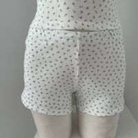 BM Style femmes taille haute imprimé fleuri pyjama Shorts vente chaude trois-quarts pantalons de survêtement ample décontracté maison pantalons courts femmes