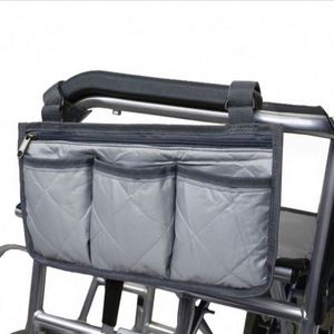 Bolsa de Almacenamiento Lateral para Silla de Ruedas con Reposabrazos, Tira Reflectante, Bolsa Colgante para Silla de Ruedas - Product Image 4
