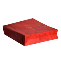 Luxurious Gold Stamping Coated Paper Shopping Bags with Handle Custom Eco-friendly Craft Package