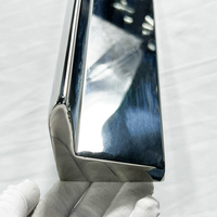 YISHANG Tôle d'acier inoxydable miroir personnalisée de 0,5 à 3 mm, découpée au laser, gravée, finition brossée, taille sur mesure pour vitrine