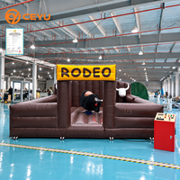 Machine de rodéo mécanique Ceyu, simulateur de rodéo commercial avec tapis de sécurité gonflable pour la location lors de fêtes, carnavals et événements