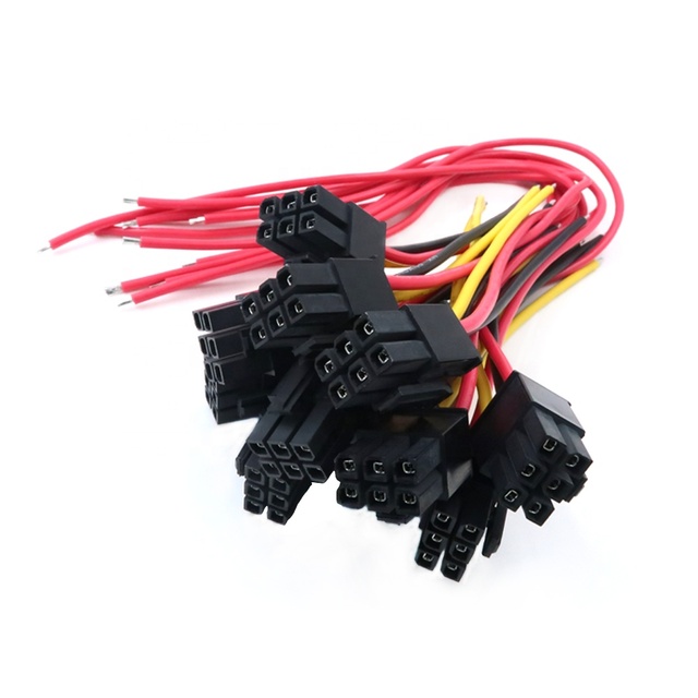 OEM Graphics Card Power Cable ATX 6 Pins Adapter Power Cable Cord 25 cm
