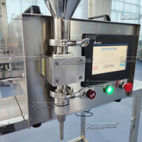 Mesin Pengisi Pompa Gigi Semi-Otomatis Listrik Bahan Stainless Steel Akurasi Tinggi untuk Krim Kosmetik dan Losion Viskositas Tinggi