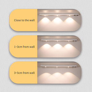 Luz LED Inalámbrica Recargable por USB con Sensor de Movimiento PIR Magnético para Armario, Diseño Moderno, Luz Ascendente para Gabinete de Cocina, Regulable - Product Image 6