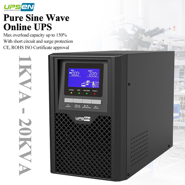 1-10kVA Online Double Conversion UPS | 110V/120V 60Hz with IGBT Technology & DC Start Function