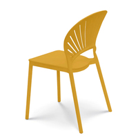 Vente en gros de chaises de restaurant empilables en plastique PP modernes et bon marché
