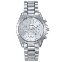 Nouvelle Collection : Ensemble de Montres Couple en Acier Inoxydable - Montre-bracelet Décontractée à Quartz Minimaliste avec Cadran à Chiffres Romains et Trois Cadrans, de Hangzhou