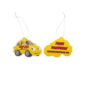 Ambientador de Papel con Forma de Auto Personalizado, Regalo Promocional Empresarial - Product Image 1