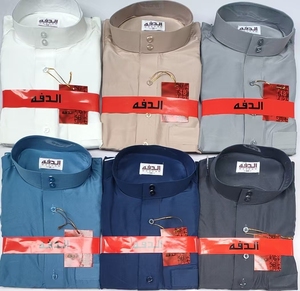 ثوب قطري إسلامي رجالي بجيب، ثوب عربي للرجال - Product Image 1