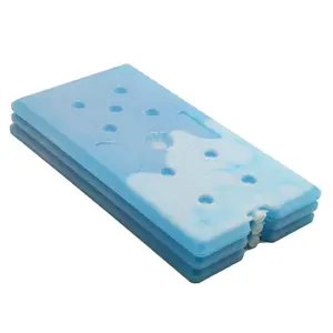 Large 1000ml hard shell plastic ice chest cooler pack for ice freezer box