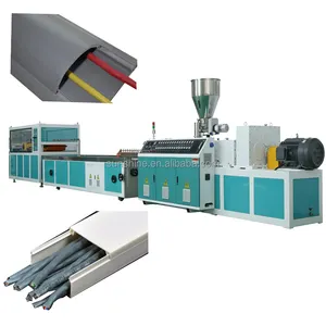 PVC Electrical Wiring Cable Trunking Making Extrusion Machine