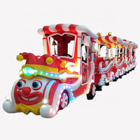 Top Qualité Center Commercial Électrique D'équipement Touristique Enfants Jeux Sans Rail Batterie Train Manèges