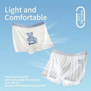 Caleçons Boxers d'Été Fins en Soie Glacée Antibactérienne pour Garçons – Doux, Respirants, pour Tout-Petits et Enfants - Product Image 4