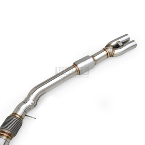 Tuyau d'échappement en acier inoxydable 304 de 3,5 pouces avec protection thermique pour Cupra Formentor VZ5 2.5T, tuyau avant haute performance pour turbo - Product Image 3