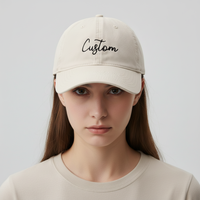 Casquettes de baseball en coton délavé pour hommes et femmes avec logo personnalisé de votre entreprise, broderie