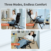 Chaise de bureau pliable de haute qualité pour la maison, chaise pliante de rangement pour le bureau et le repos avec coussin