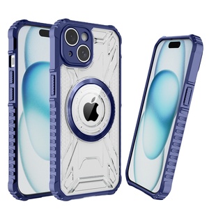Custodia trasparente rigida per PC posteriore per <span class=keywords><strong>iPhone</strong></span> 16 15 14 Plus 13 12 <span class=keywords><strong>11</strong></span> <span class=keywords><strong>Pro</strong></span> <span class=keywords><strong>Max</strong></span> custodia di ricarica magnetica Wireless - Product Image 1