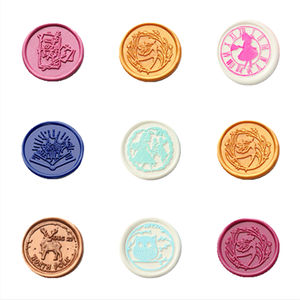 Alice Town-sello de cera de la serie, sello de cabeza de latón con tampón transparente <span class=keywords><strong>para</strong></span> álbum de recortes, <span class=keywords><strong>para</strong></span> bebés y profesores, 2022 - Product Image 5