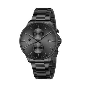<b>For</b> WWOOR 8844 <b>Men's</b> Minimalist Style Quartz <b>Watch</b> High Quality Stainless Steel Radiation Pattern Waterproof Timing Logo Glass - Product Image 5