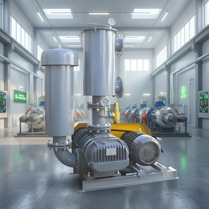 Souffleur Roots AC en fonte 1hp 3hp à économie d'énergie, certifié ISO9001, pour usage industriel - Product Image 1