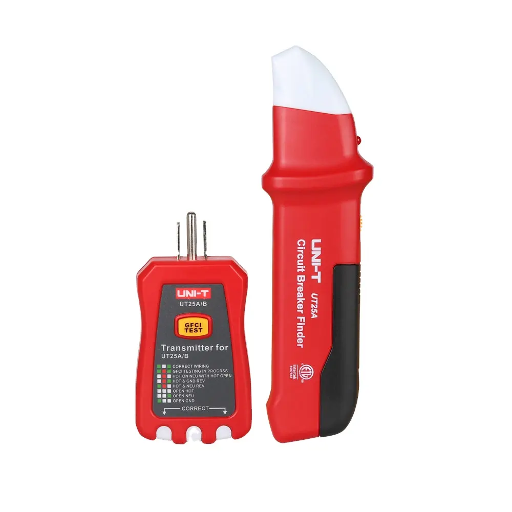 UNI-T UT25A AC выключатель Finder со светодиодным индикатором прибор для проверки патронов