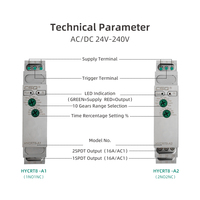 CSQ HYCRT8-A1 relais temporisé à fonction unique bon prix AC/Dc 24-240V 16A SPDT retard sur la minuterie pour démarreur de moteur
