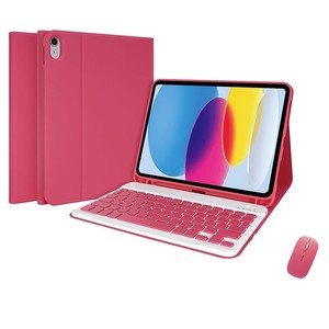 Étui de protection pour tablette <span class=keywords><strong>iPad</strong></span> 11e génération, clavier Bluetooth A16, housse en cuir 10e génération, souris - Product Image 2