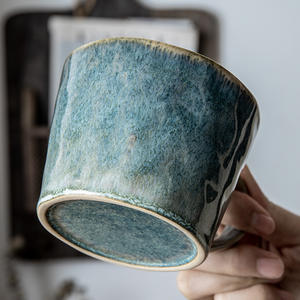 2 PCs Couple Cup Glaze Kiln Mug One-pair Package Ceramic Water Cup Coffee Cup Wholesale Gift Home - Product Image 4