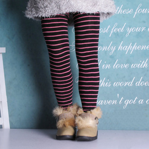 Neonata da bambina 80 <span class=keywords><strong>Den</strong></span> collant semplice in microfibra Semi opaca maglia girocollo con Logo alto per la stagione primaverile 2-4 anni - Product Image 6