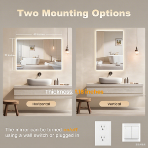 Meuble de salle de bain avec miroir en acier inoxydable, armoire de rangement à une seule porte, vente chaude Lonki - Product Image 6