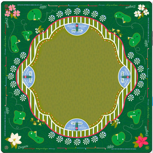 Elegante Chinoiserie Mahjongmat met zwarte draagtas voor spelletjes & activiteiten - Product Image 6