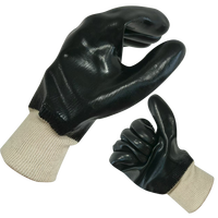 JingCai Gants de travail en PVC à pois Gants de travail industriels légers en coton à pois en PVC Gants chimiques