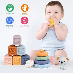 Top Manufacturing Cross-Border for Amazon Infant <strong>Puzzle</strong> Building <strong>Block</strong> <strong>Sets</strong> Soft Glue Stackable Music Toy Cognitive Relief - Product Image 6
