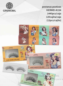 Ciglia Finte Grenobil Fatte a Mano, Confezione da 1440 Ciglia a Striscia Completa in Fibra Sintetica - Product Image 3