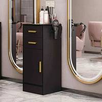 Meuble de Salon Commercial Moderne en Bois pour Barbier, Coiffeur et Salon de Beauté - Armoire de Coiffure