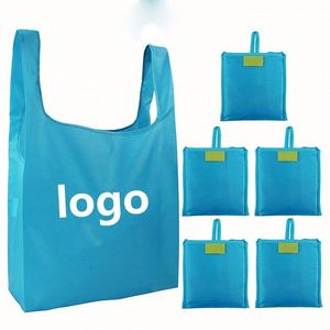 Bolsa de Compras Plegable, Portátil, Impermeable, Ligera, Multicolor, de Poliéster, con Diseño de Estrellas, para Tiendas Ecológicas - Product Image 1