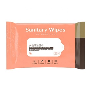 Vente directe de marque privée, lingettes hygiéniques non tissées pour femmes, nettoyantes vaginales féminines - Product Image 2