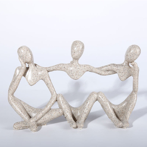 Decorazione Souvenir Astratta in Tre Pezzi - Serie Simple Thinker - Product Image 3