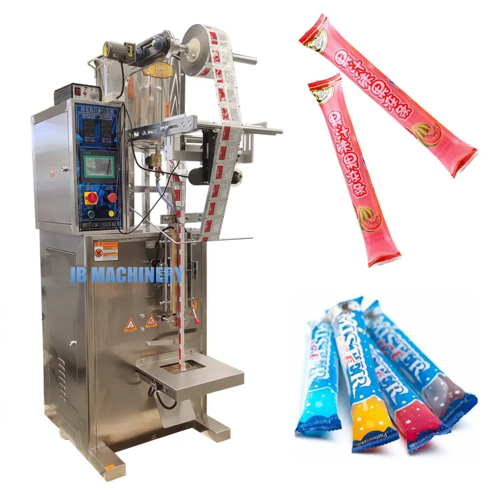 50ml 100ml Automatic Ice Lollipop Ice Lolly Filling Machine Jelly Stick Packing Machine