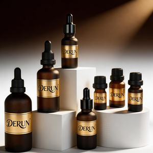 Botella de Vidrio de 15 ml con Gotero Antiderrames para Esencias Cosméticas, Perfumes y Aceites Esenciales, Botella de Viaje, Venta al Por Mayor OEM - Product Image 2