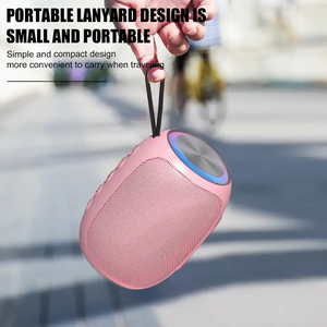Portable 5W Mini sans fil BT haut-parleur RGB LED éclairage USB connecté Subwoofer pour la musique dynamique forte pour les fêtes à la maison en plein air TF - Product Image 6