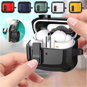 Funda protectora para auriculares Switch para <span class=keywords><strong>Samsung</strong></span> Galaxy Buds3 Pro / Buds3 / Buds3 EF, funda de silicona, cubierta a prueba de golpes + llavero - Product Image 6