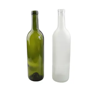 Hot Selling Glas Wijn Flessen Bier Fles Houder 750Ml Wijn Glazen Fles